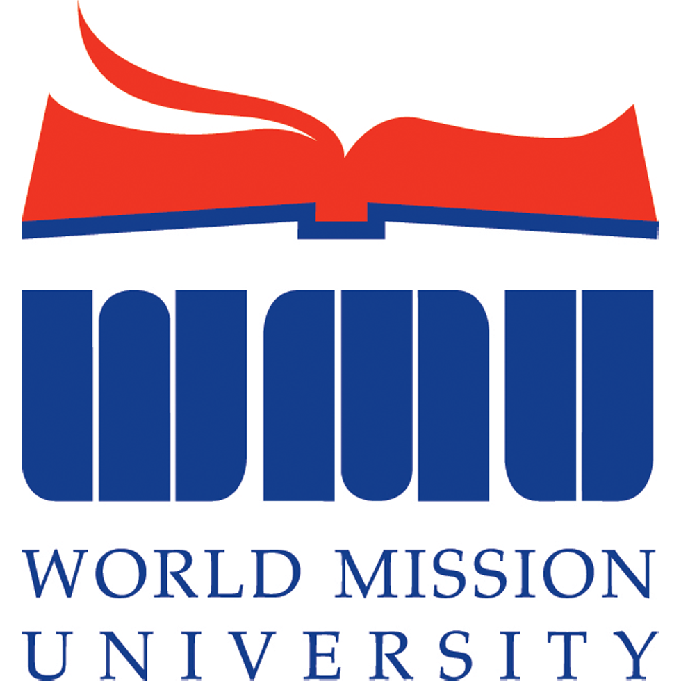 Image is of a red book. Below that, in blue block text, is WMU World Mission University.